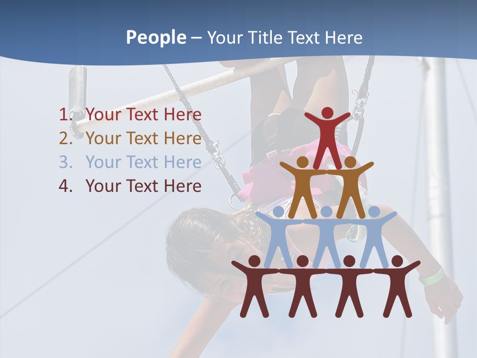 Flexible Raising Muscle PowerPoint Template