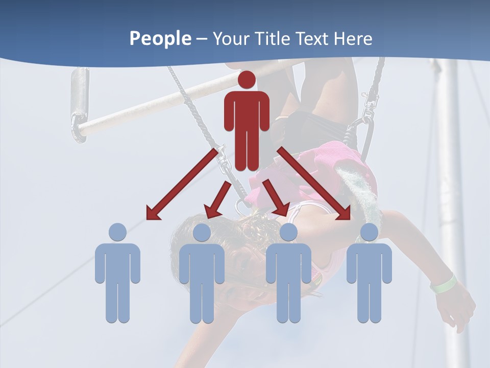 Flexible Raising Muscle PowerPoint Template