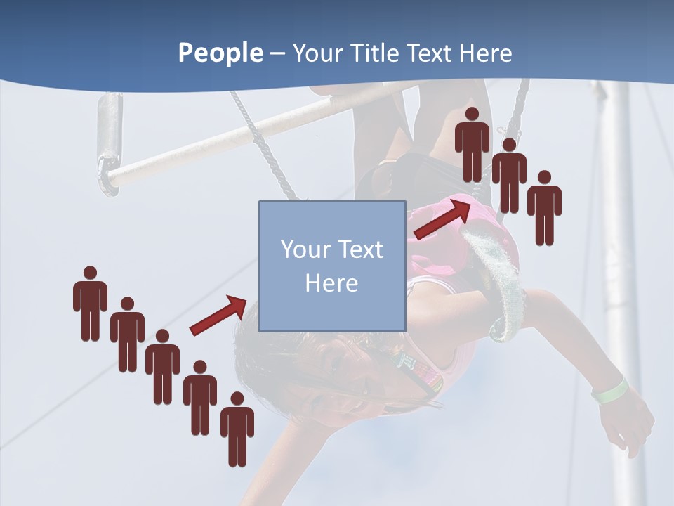 Flexible Raising Muscle PowerPoint Template