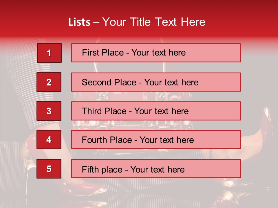 Lying Figure Female PowerPoint Template