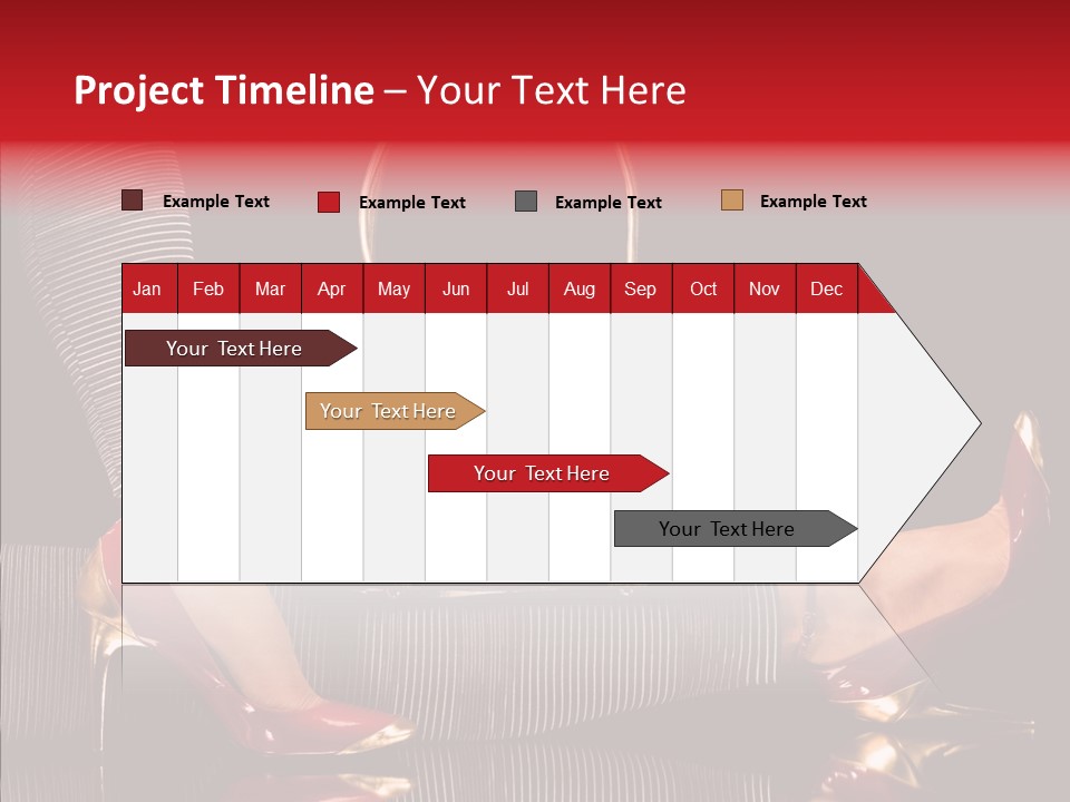 Lying Figure Female PowerPoint Template