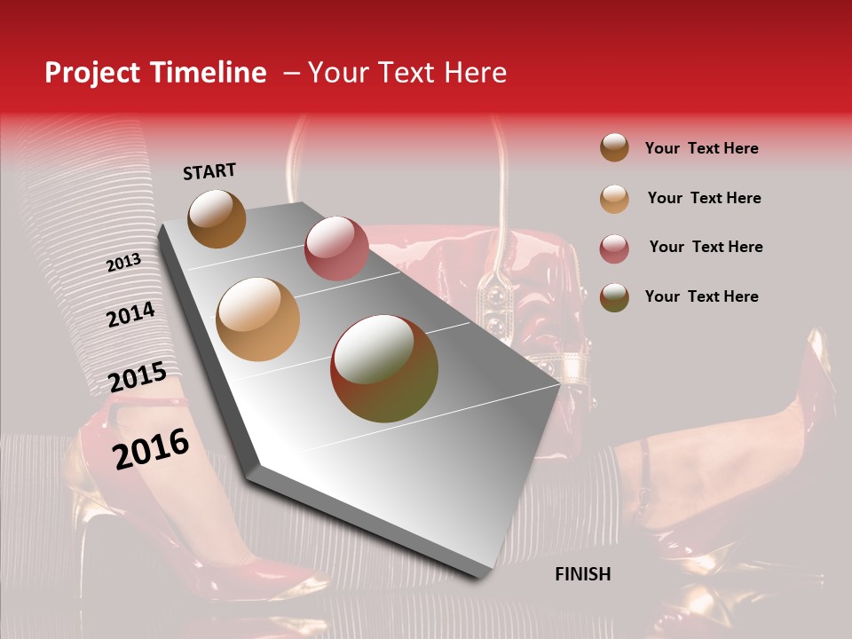 Lying Figure Female PowerPoint Template
