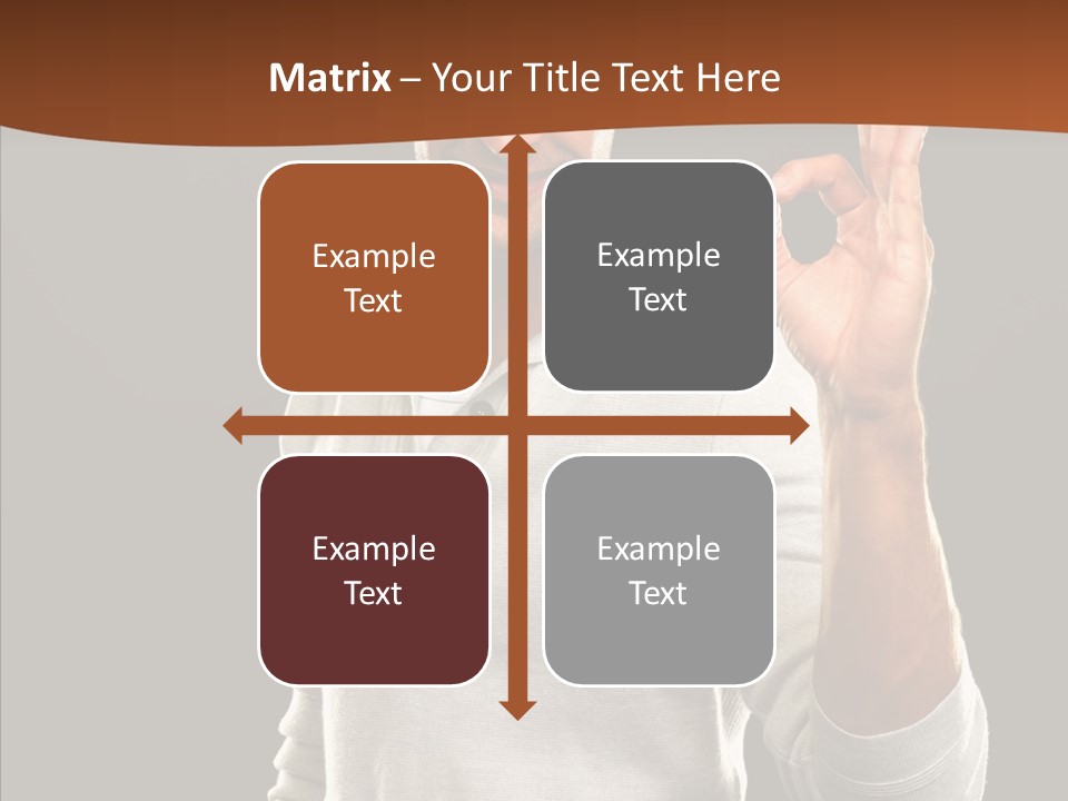 Meeting People Writing PowerPoint Template