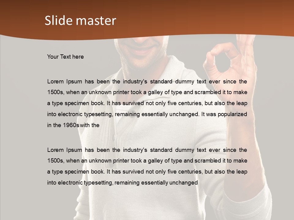 Meeting People Writing PowerPoint Template