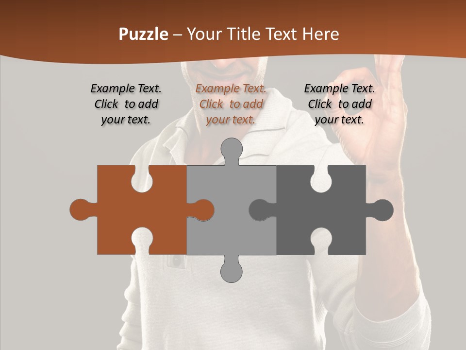 Meeting People Writing PowerPoint Template