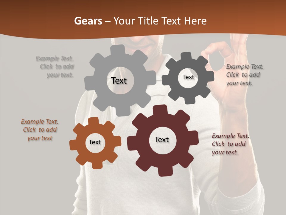 Meeting People Writing PowerPoint Template