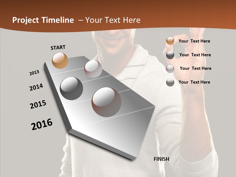 Meeting People Writing PowerPoint Template