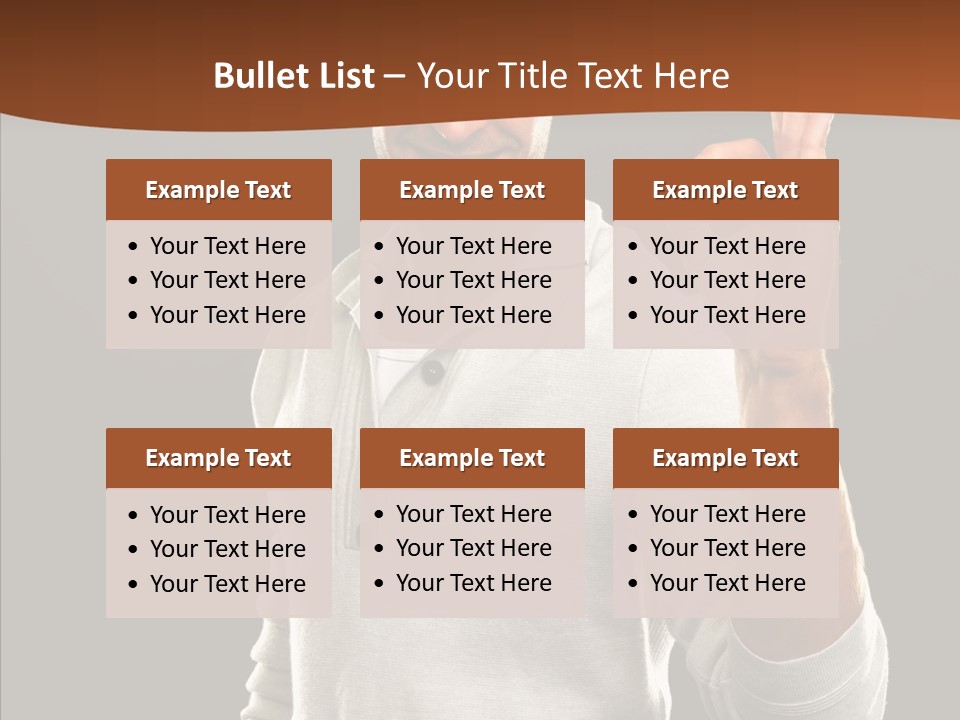 Meeting People Writing PowerPoint Template