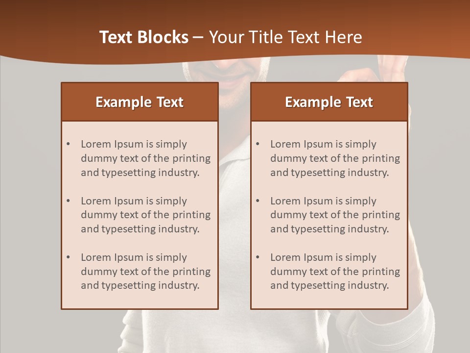 Meeting People Writing PowerPoint Template