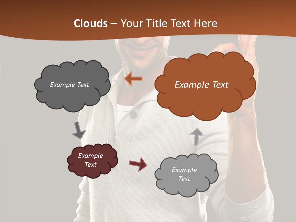 Meeting People Writing PowerPoint Template