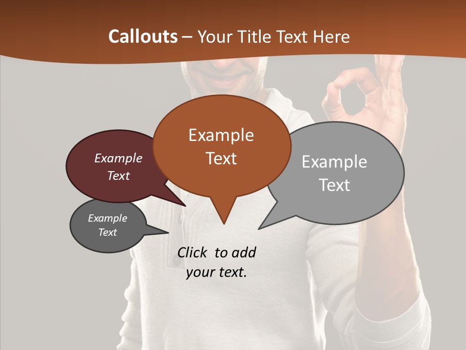 Meeting People Writing PowerPoint Template