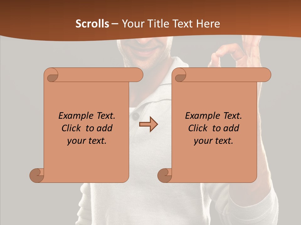 Meeting People Writing PowerPoint Template