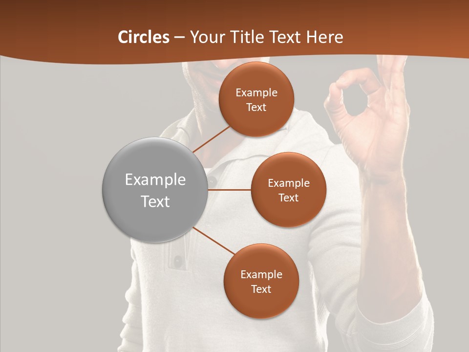 Meeting People Writing PowerPoint Template
