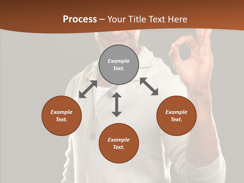 Meeting People Writing PowerPoint Template