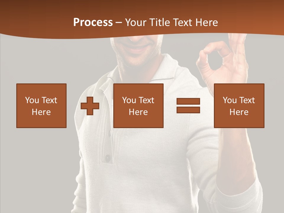 Meeting People Writing PowerPoint Template