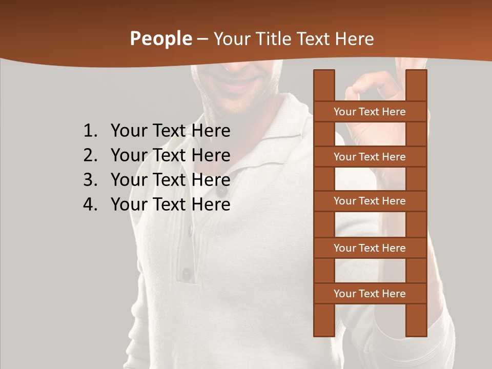 Meeting People Writing PowerPoint Template