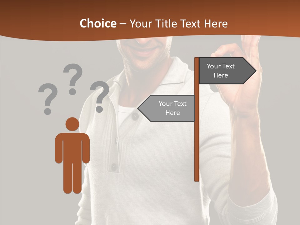 Meeting People Writing PowerPoint Template