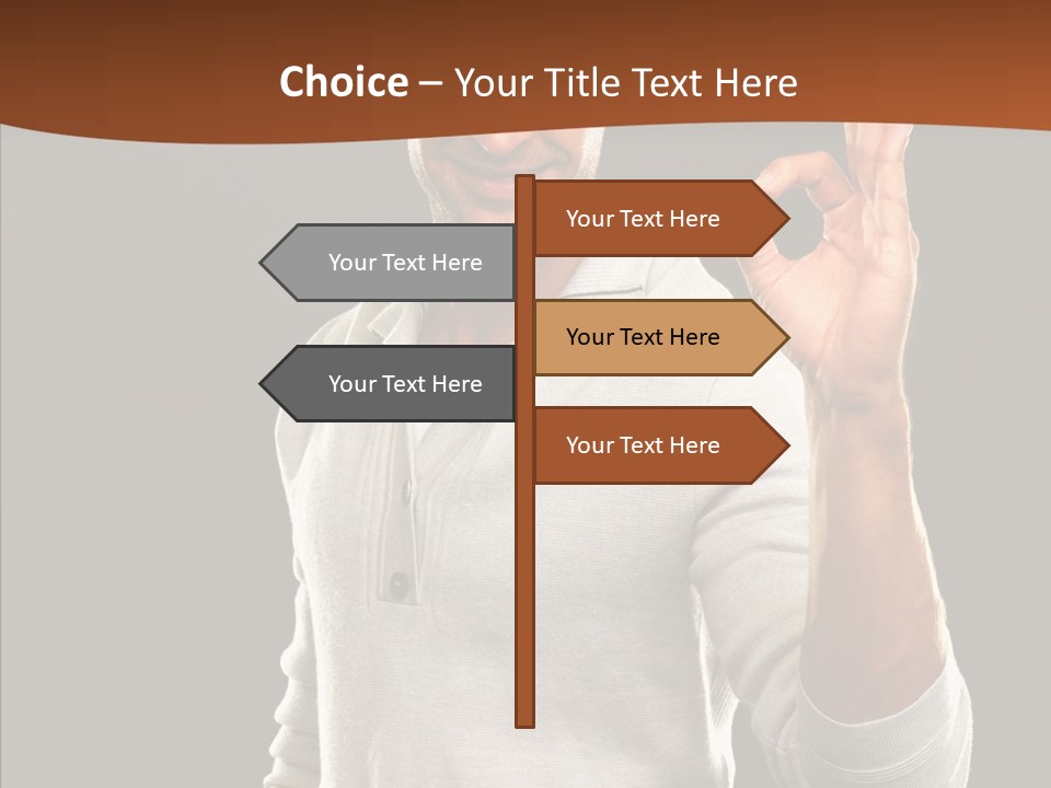 Meeting People Writing PowerPoint Template