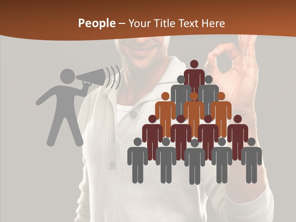 Meeting People Writing PowerPoint Template