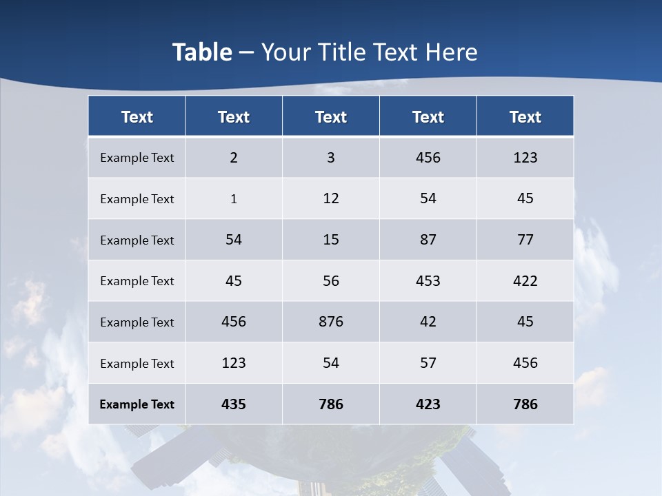 Air Plant Life PowerPoint Template