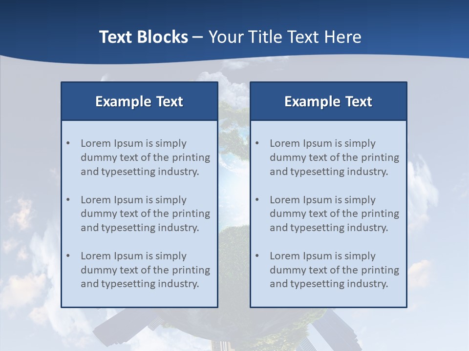 Air Plant Life PowerPoint Template
