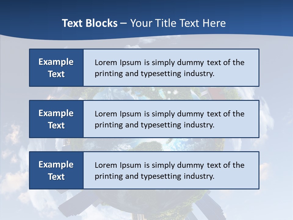 Air Plant Life PowerPoint Template