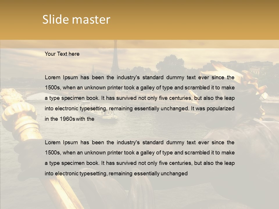 Sunrise Destination Site PowerPoint Template