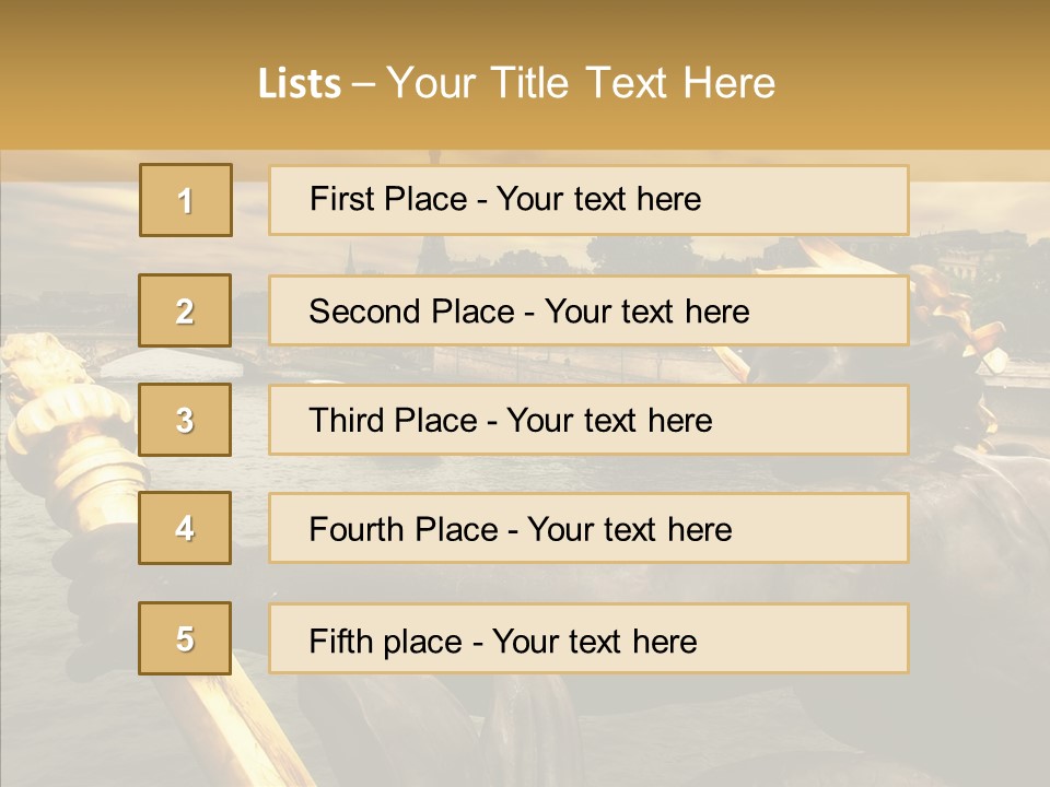 Sunrise Destination Site PowerPoint Template