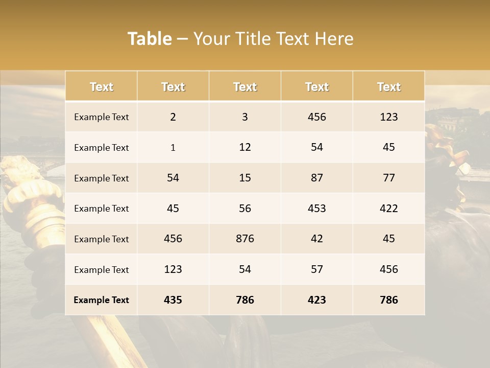 Sunrise Destination Site PowerPoint Template