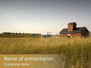 Land Autumn Alberta PowerPoint Template