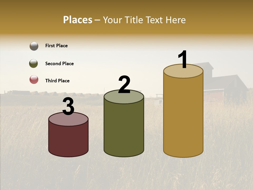 Land Autumn Alberta PowerPoint Template