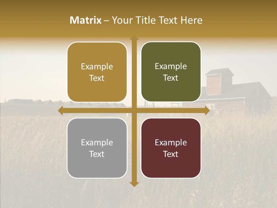 Land Autumn Alberta PowerPoint Template