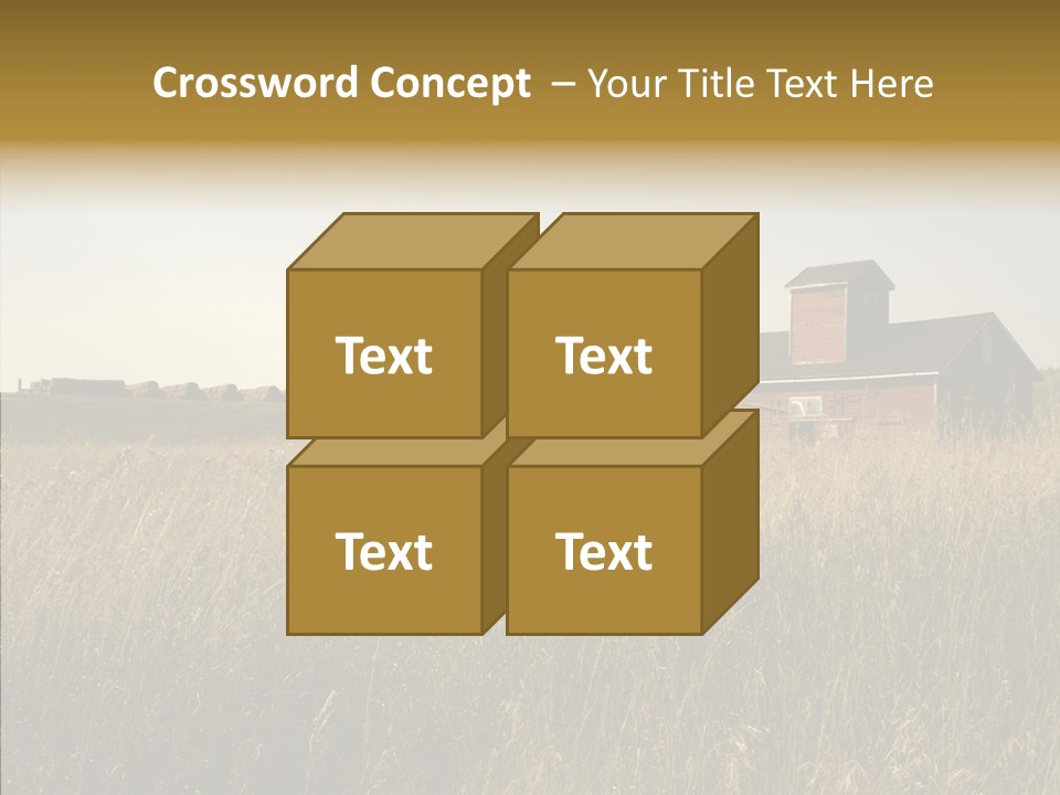 Land Autumn Alberta PowerPoint Template