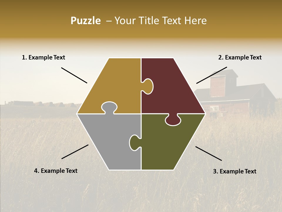 Land Autumn Alberta PowerPoint Template