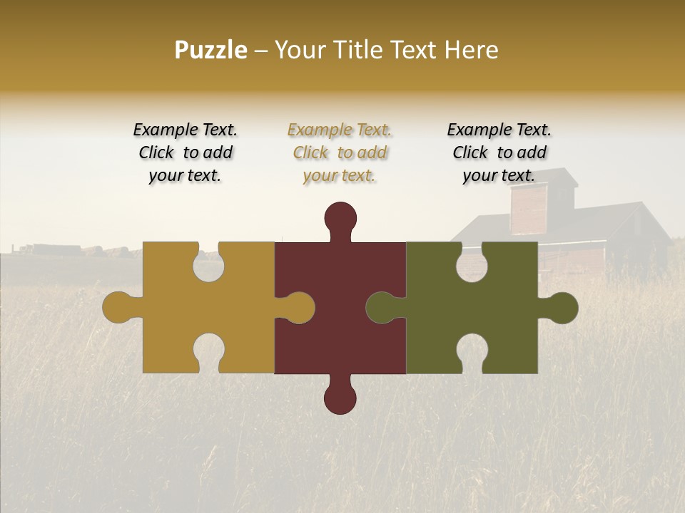 Land Autumn Alberta PowerPoint Template