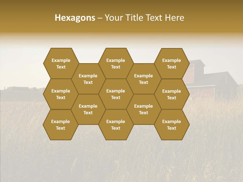 Land Autumn Alberta PowerPoint Template