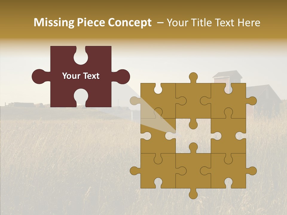 Land Autumn Alberta PowerPoint Template