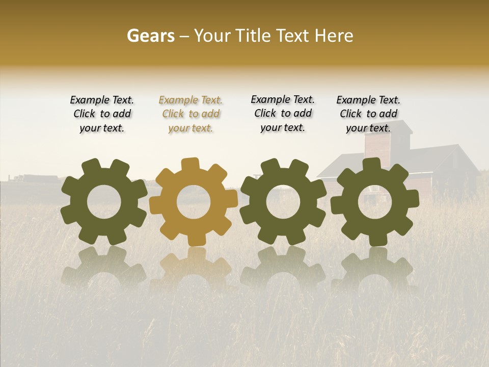 Land Autumn Alberta PowerPoint Template