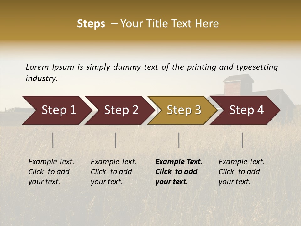 Land Autumn Alberta PowerPoint Template