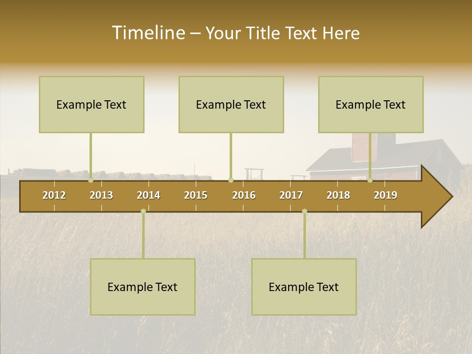 Land Autumn Alberta PowerPoint Template