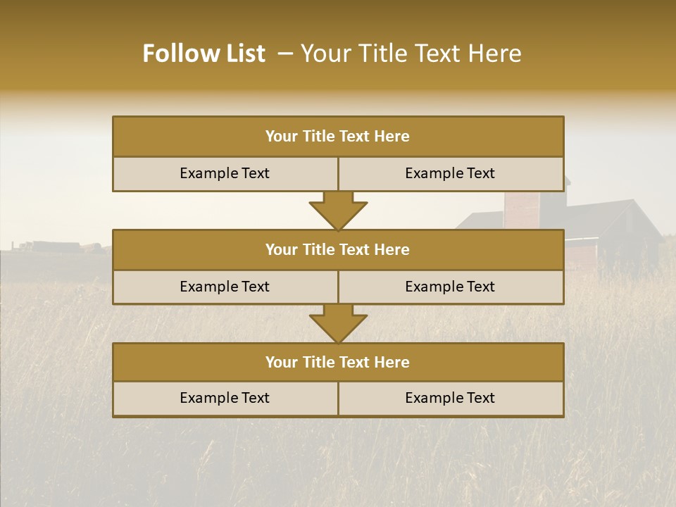 Land Autumn Alberta PowerPoint Template