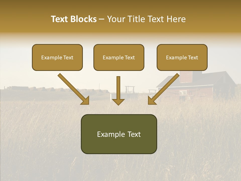 Land Autumn Alberta PowerPoint Template