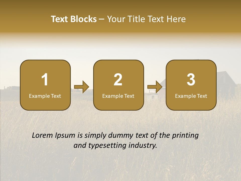 Land Autumn Alberta PowerPoint Template