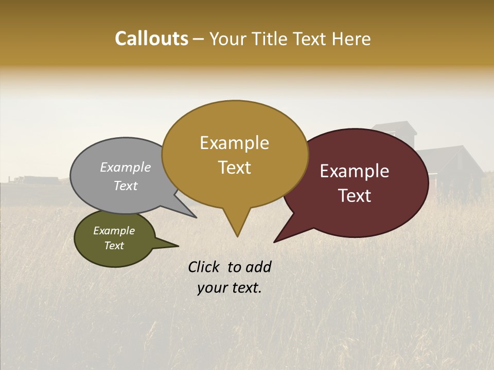 Land Autumn Alberta PowerPoint Template