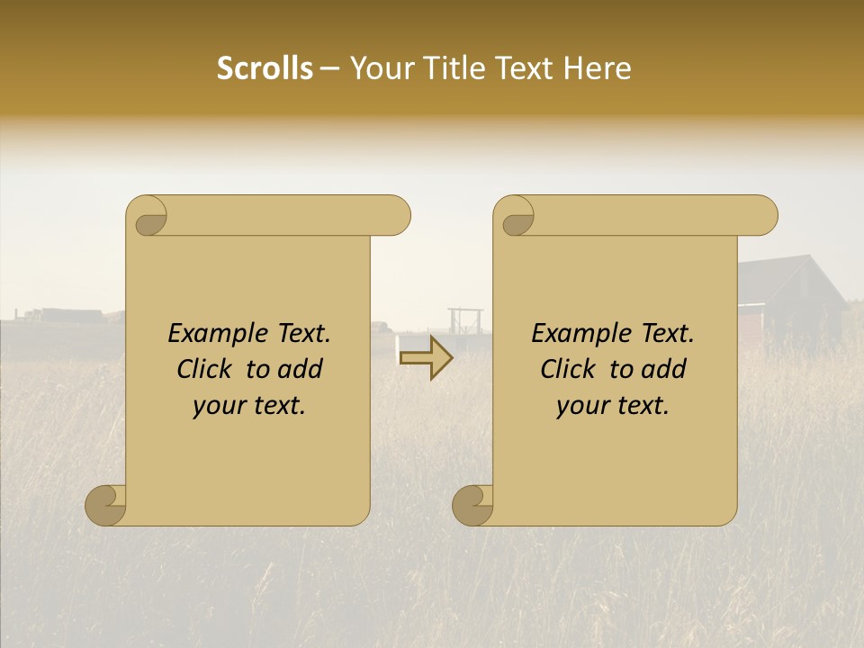 Land Autumn Alberta PowerPoint Template