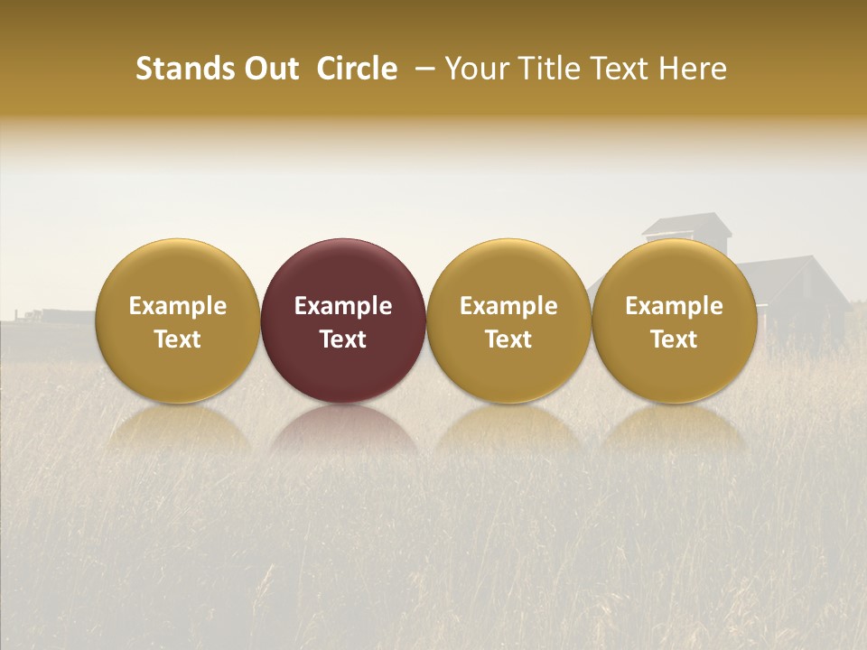 Land Autumn Alberta PowerPoint Template