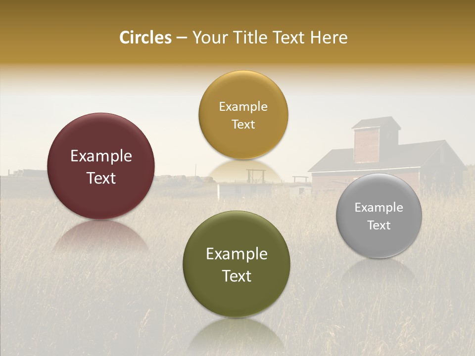 Land Autumn Alberta PowerPoint Template