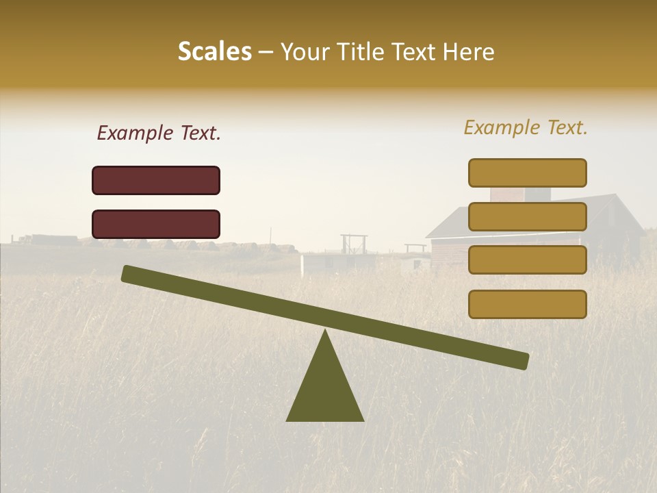 Land Autumn Alberta PowerPoint Template