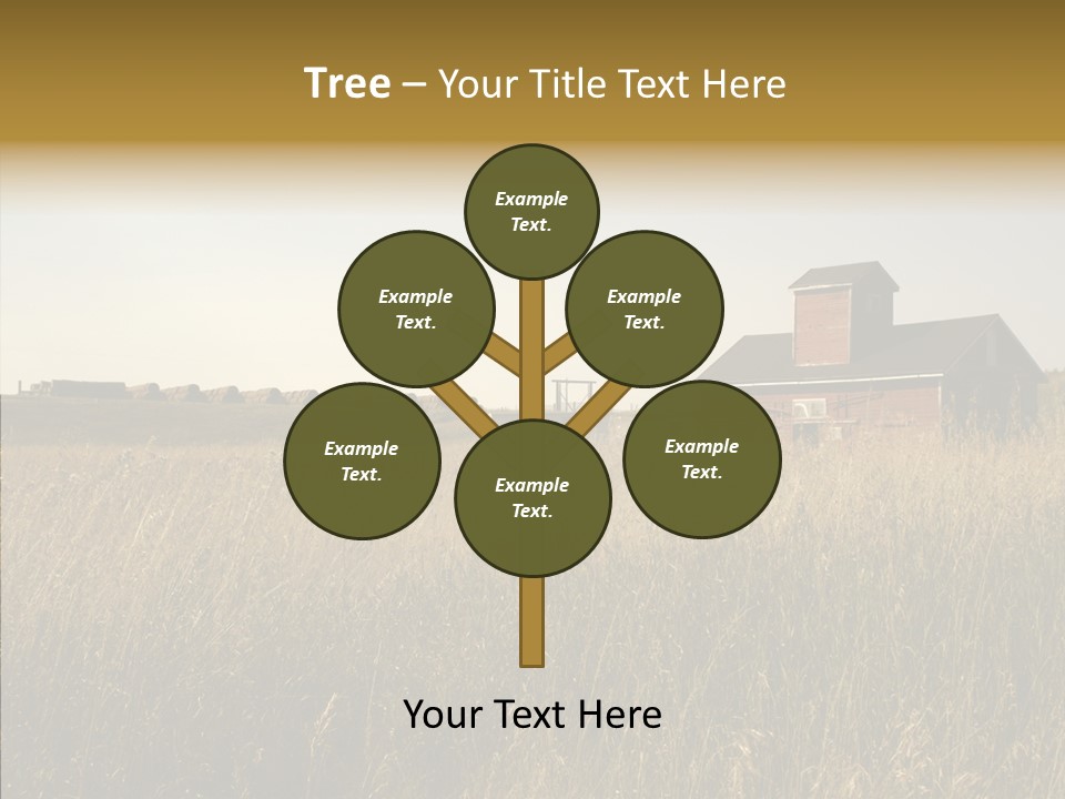 Land Autumn Alberta PowerPoint Template