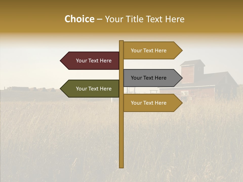 Land Autumn Alberta PowerPoint Template